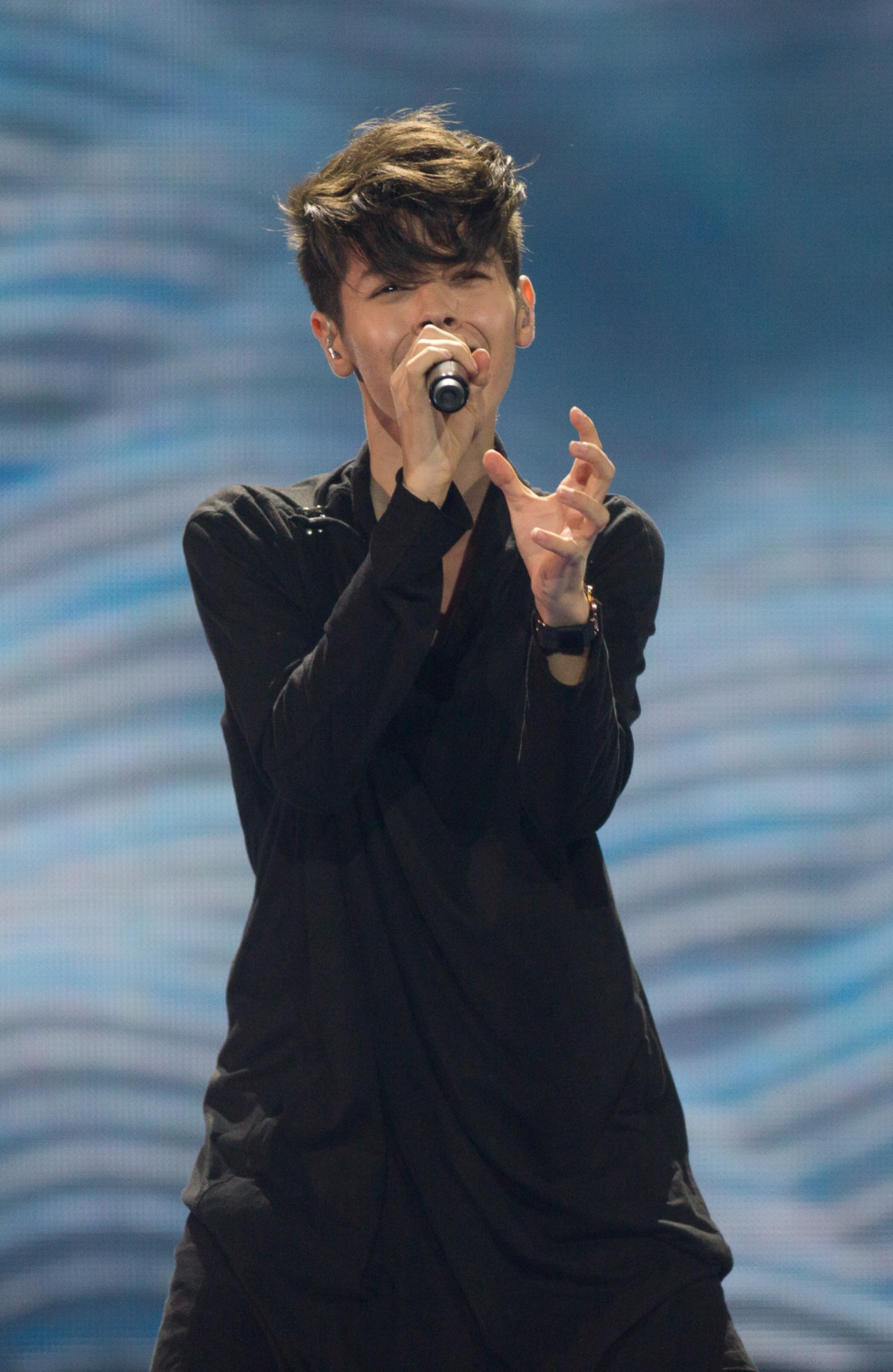 Ο Kristian Kostov στην σκηνή της Eurovision 2017